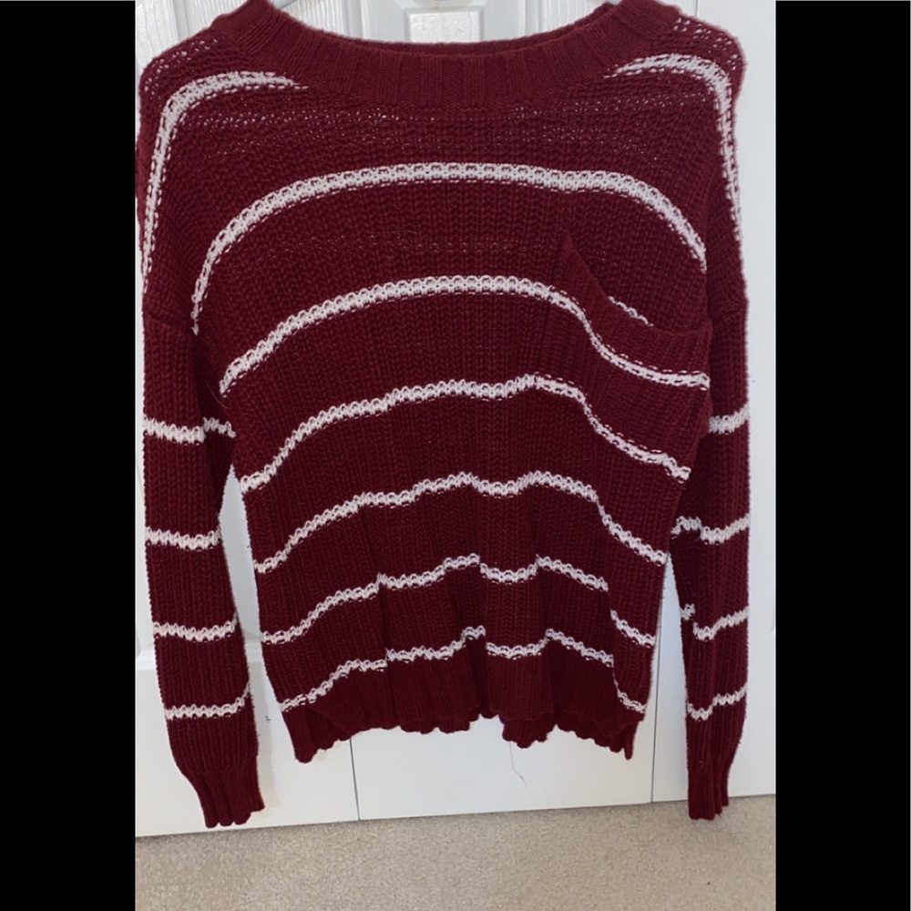 american eagle striped sweater